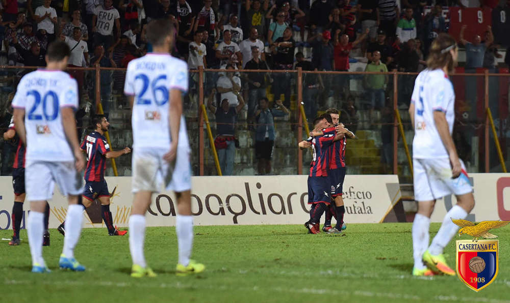 Casertana boom boom, De Marco segna e il Catania va al tappeto Casertana boom boom, De Marco segna e il Catania va al tappeto