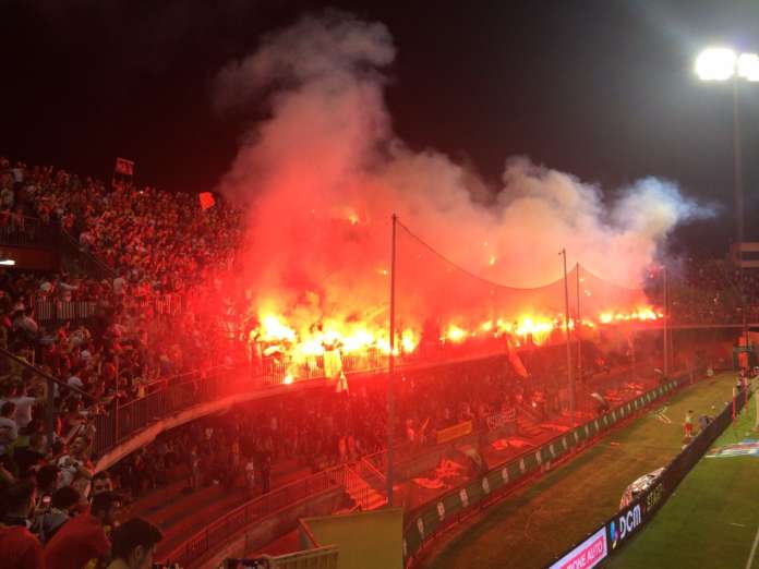 Curva Sud Benevento finale Carpi