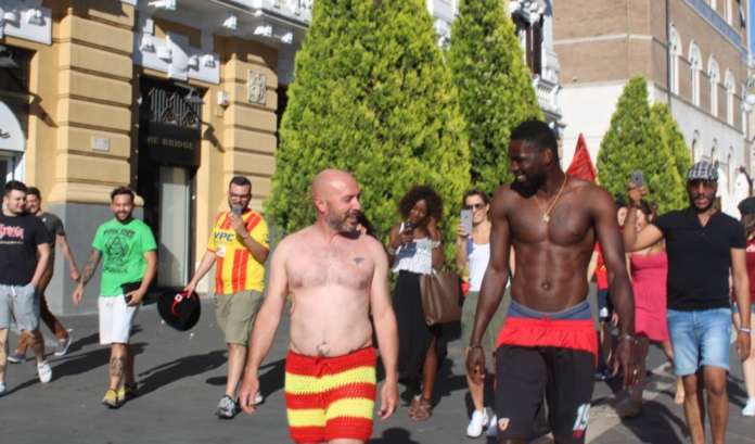 passeggiata tifoso con cissè