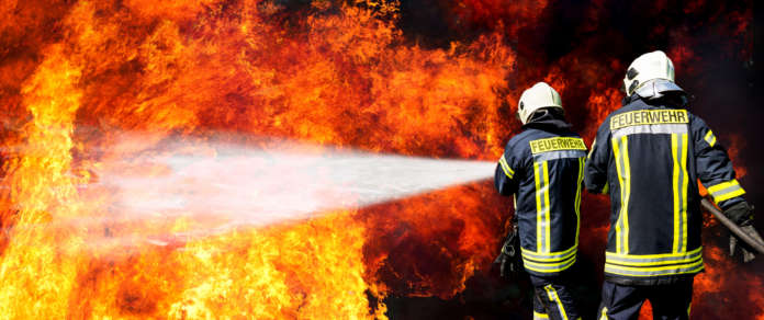 Feuerwehr in Aktion