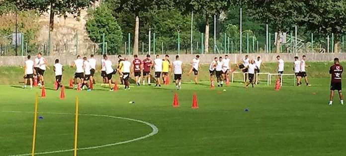 Allenamento Salernitana