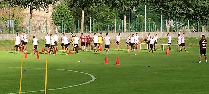 Allenamento Salernitana