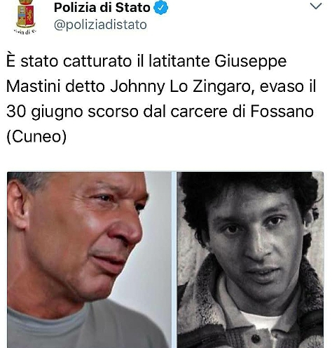Cattura Jhonny lo zingaro