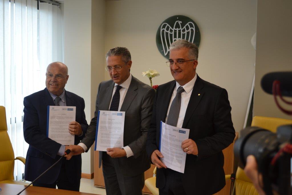 Da sin. Zollo - Liverini - de Leonardis