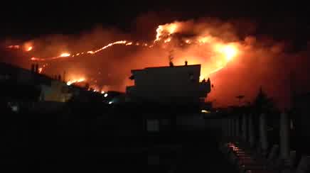 Incendio Praia a Mare