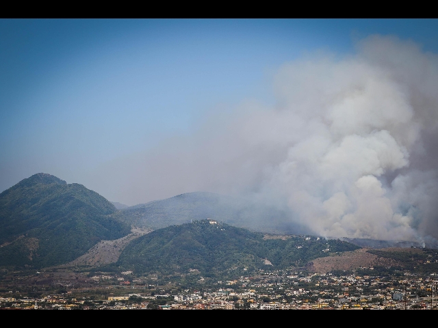 Vesuvio in fiamme