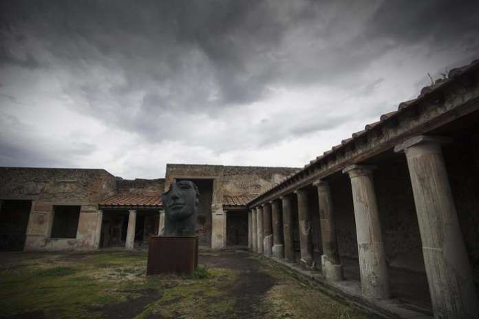 Le sculture di Igor Mitoraj negli scavi di Pompei