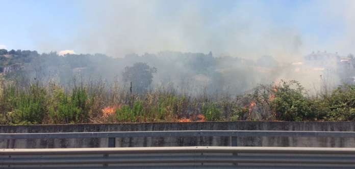 incendio via antonio tretola