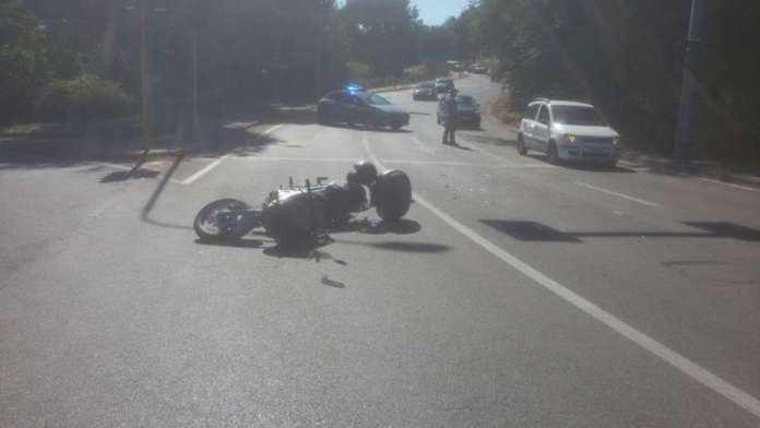 moto incidente