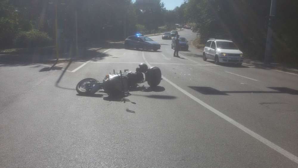 moto incidente