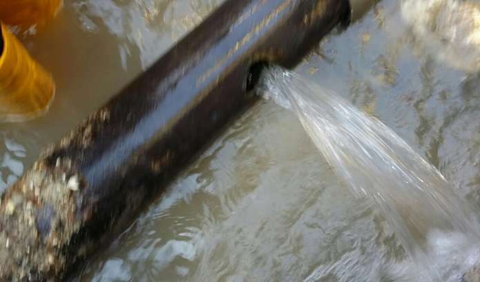 perdita d'acqua ponte