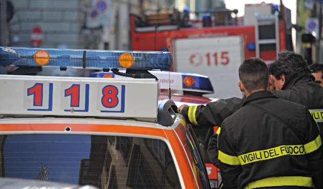 118 e vigili del fuoco