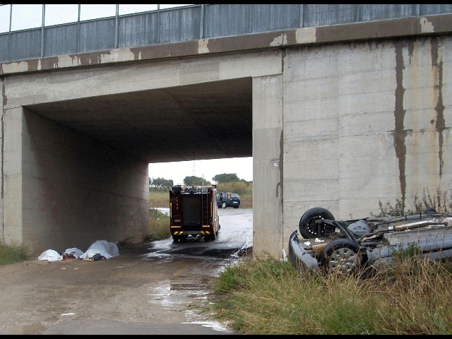 incidente cavalcavia