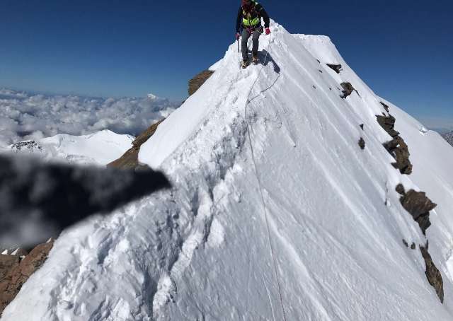Alpinisti Monte Rosa
