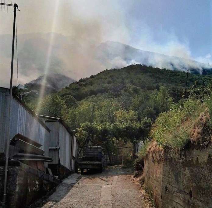Incendio Cava