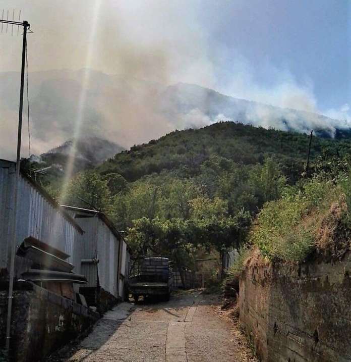 Incendio Cava