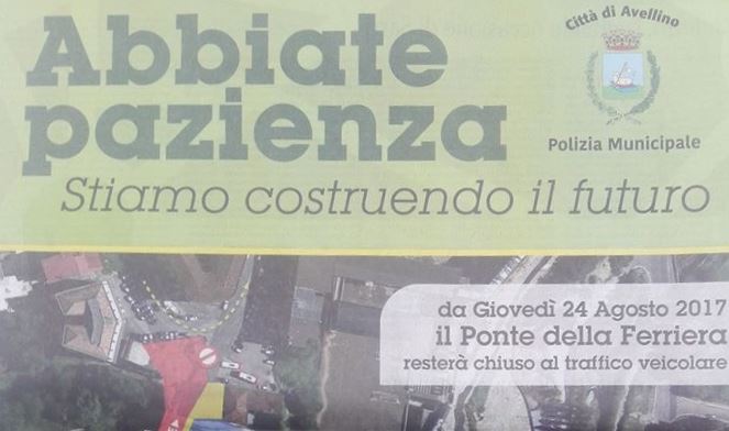 chiusura ponte volantino