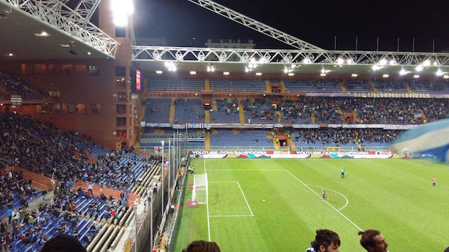 stadio ferraris dal settore ospiti