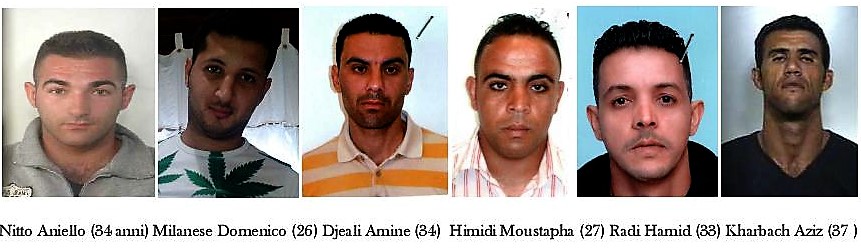 Foto arrestati
