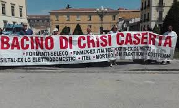 I lavoratori del Bacino di crisi di Caserta