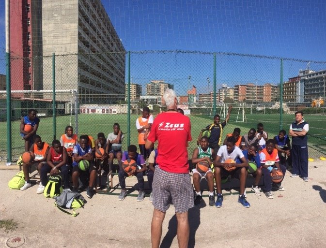I ragazzi del Tam Tam Basket di Castel Volturno