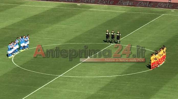 Minuto di racoglimento Napoli-Benevento