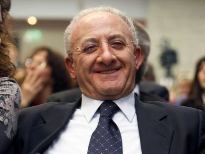de luca contro i giornalisti