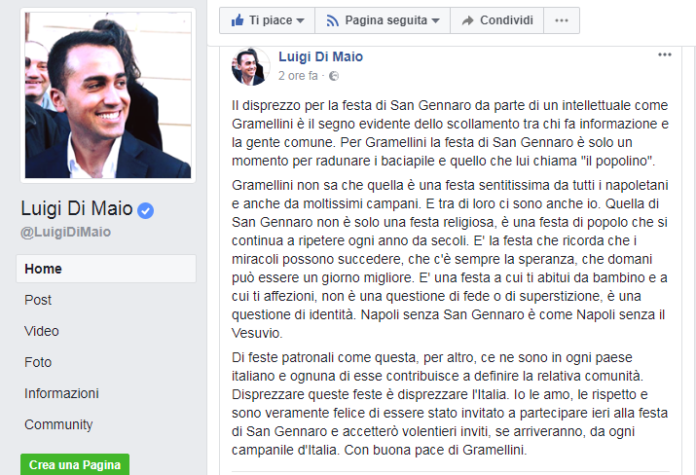 di maio su gramellini