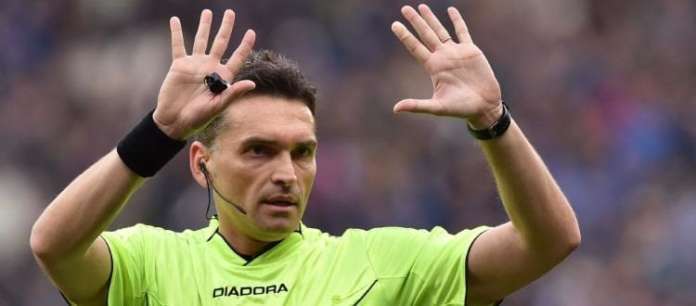 Arbitro Massimiliano Irrati di Pistoia