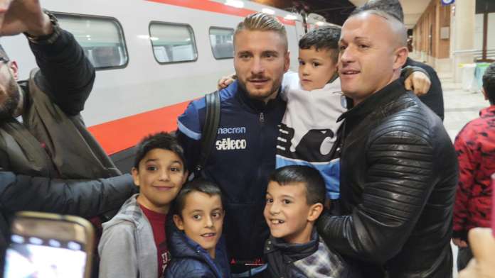 Arrivo della Lazio a Benevento (3)