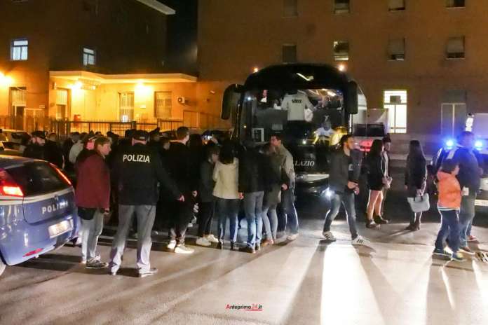 Arrivo della Lazio a Benevento (5)