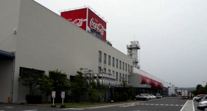 Lo stabilimento della Coca Cola a Marcianise