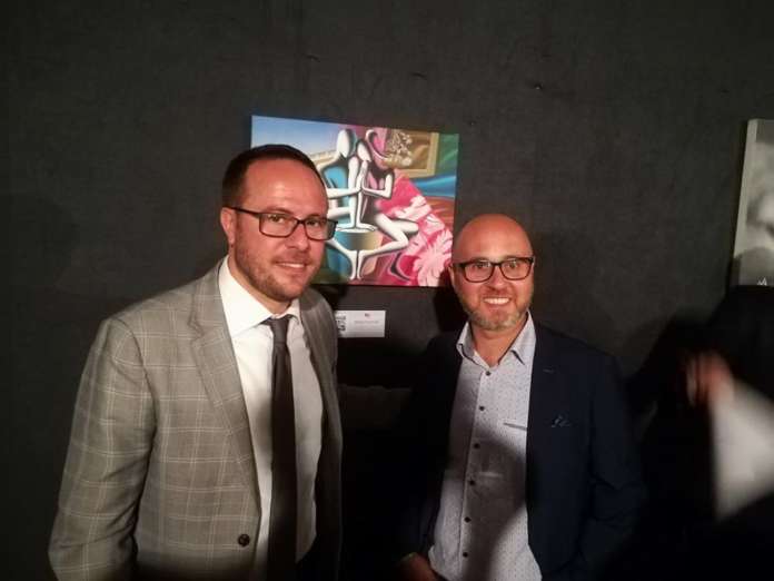 Roberto Corsale e Gennaro Caiazza alla Biennale d'Arte Contemporanea
