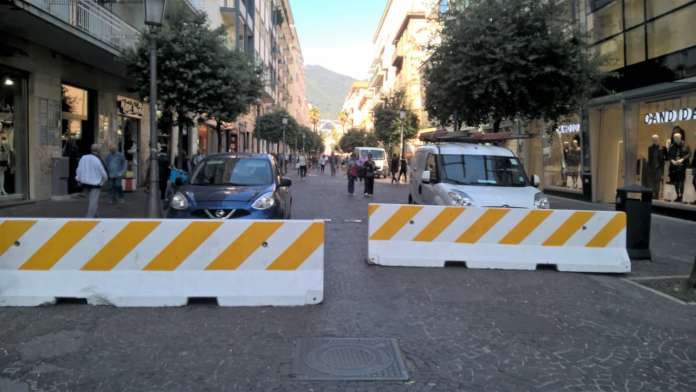 Salerno - Corso parcheggio new jersy