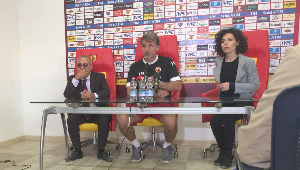 Vigorito e Baroni in conferenza