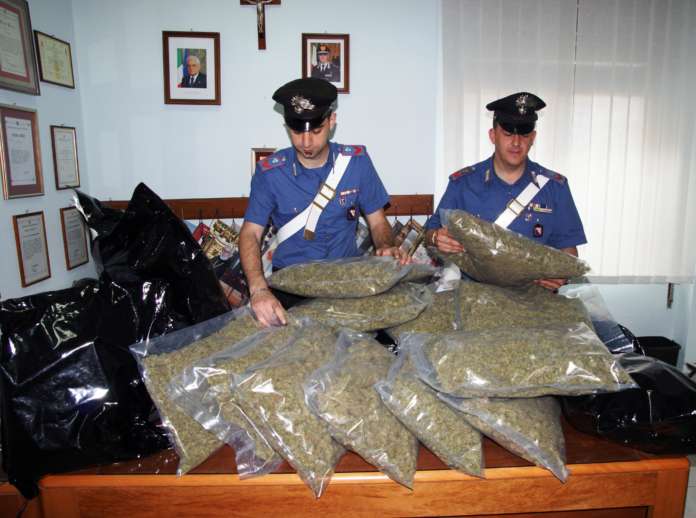amnesia marijuana carabinieri