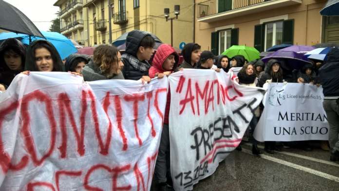 protesta avellino