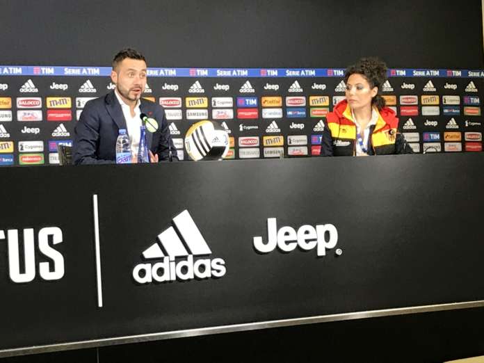 De Zerbi in conferenza a Torino
