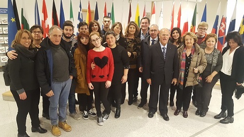 Eva Avossa in delegazione a Bruxelles