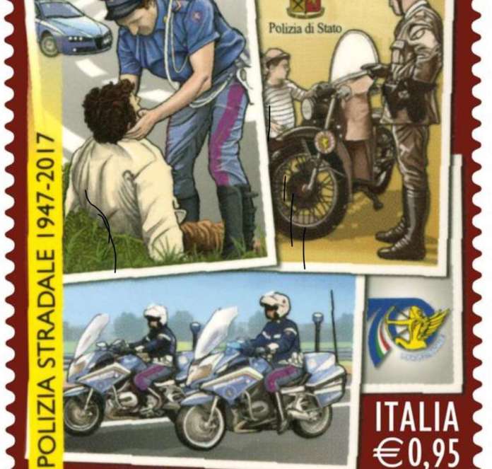 Francobollo 70° Stradale