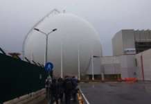 Nucleare, demolito camino casertano. Sogin: bassa radioattività” (VIDEO)