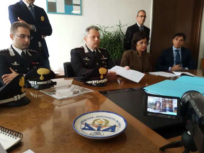 La conferenza stampa in Procura