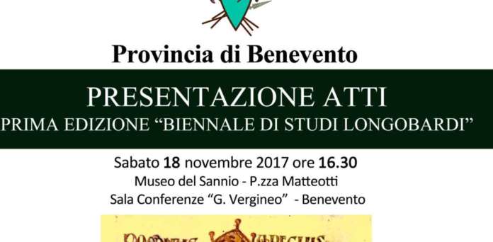 MANIFESTO ATTI BIENNALE LONGOBARDI