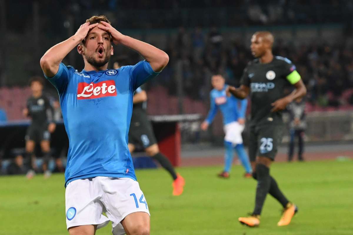 Soccer: Champions League; Napoli-Manchester City