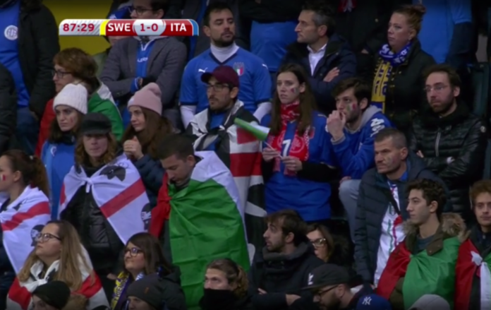 Ssvezia-italia tifosi
