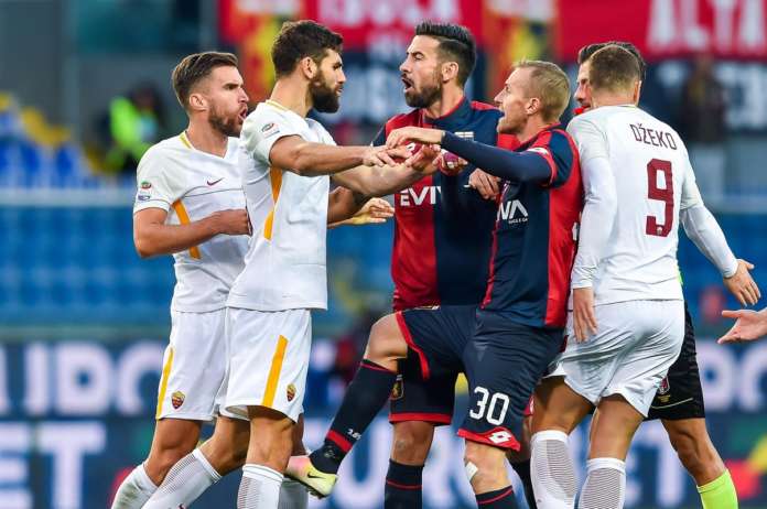 Soccer: Serie A; Genoa Cfc vs As Roma