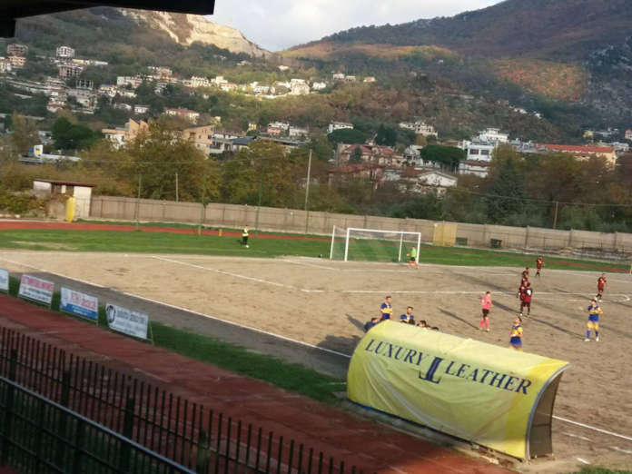 esultanza solofra contro il sorrento