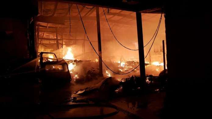 Scafati incendio