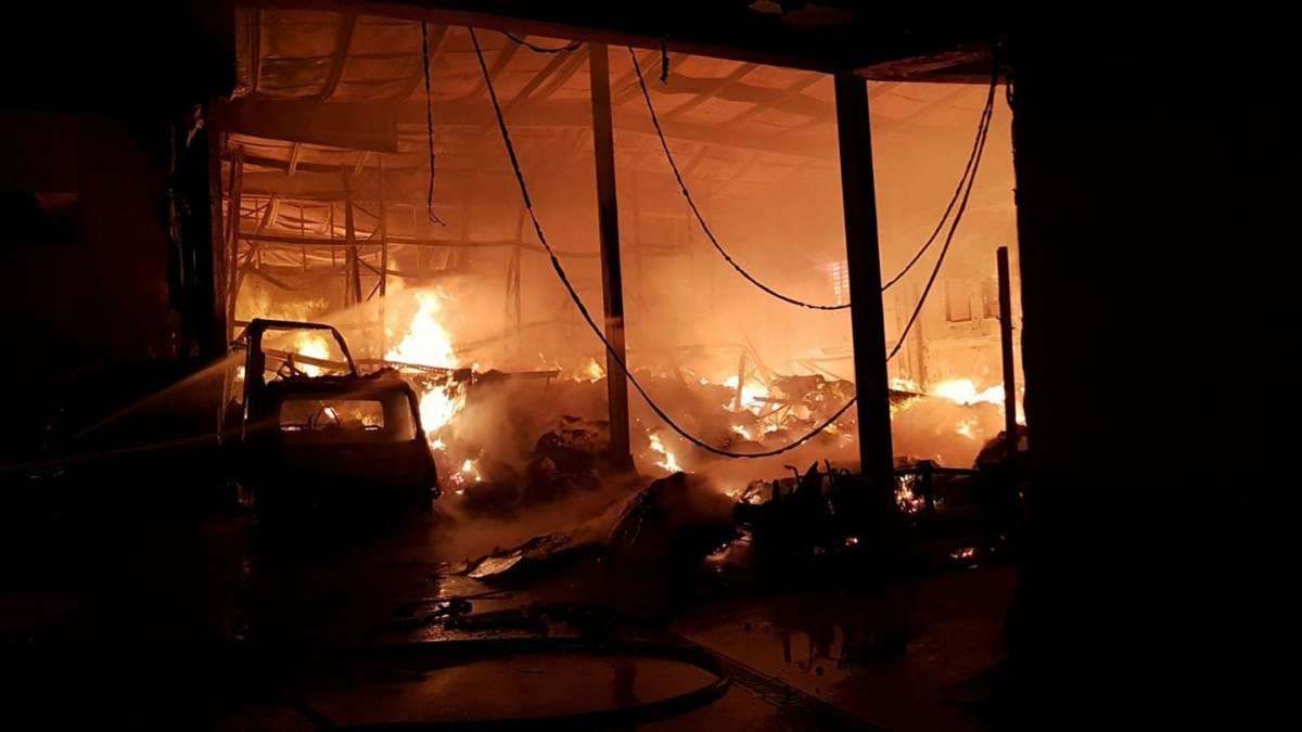 Scafati incendio