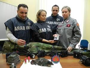 Carabinieri Forestale sequestrano attrezzi per bracconaggio 16-12-2017